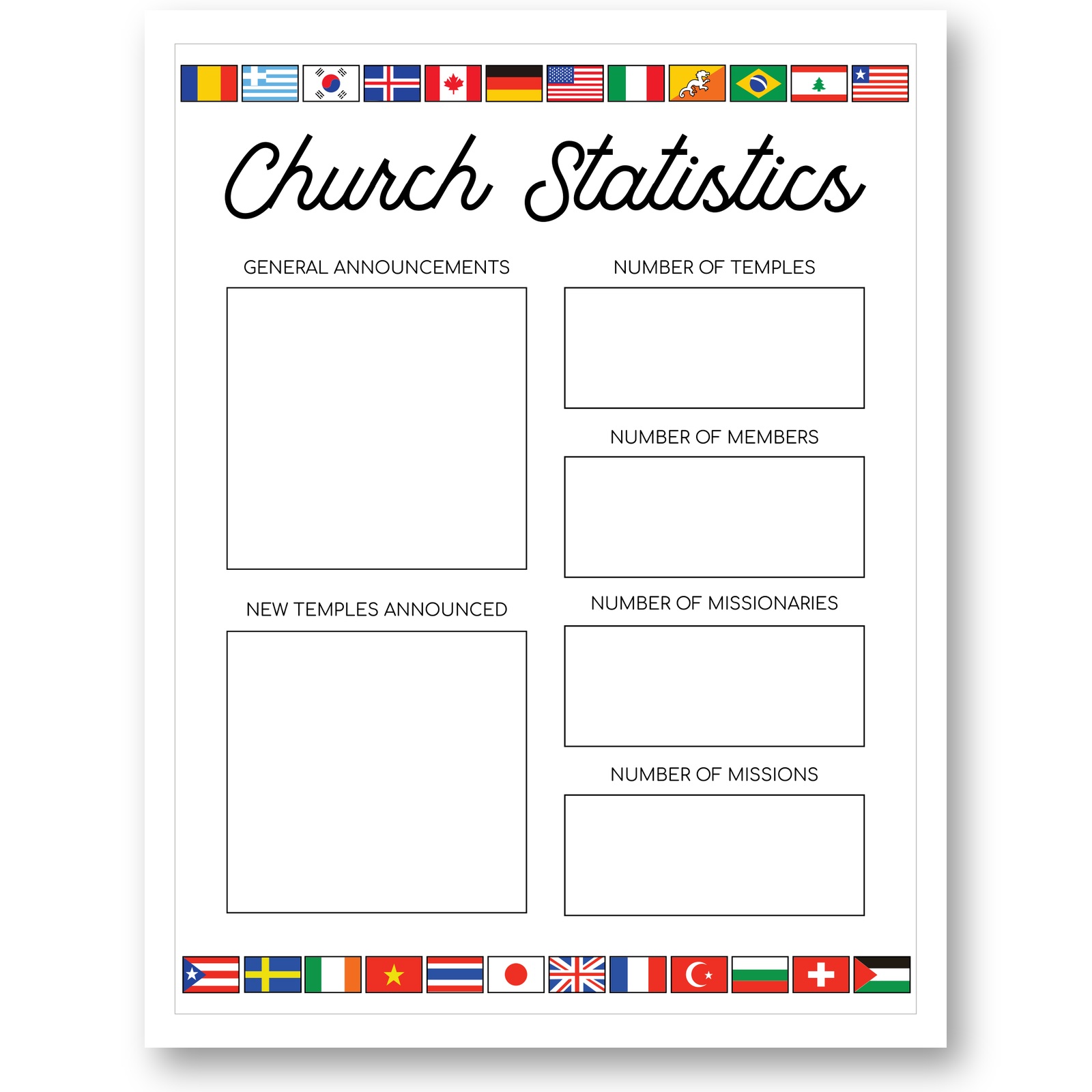 General Conference Church statistics note page