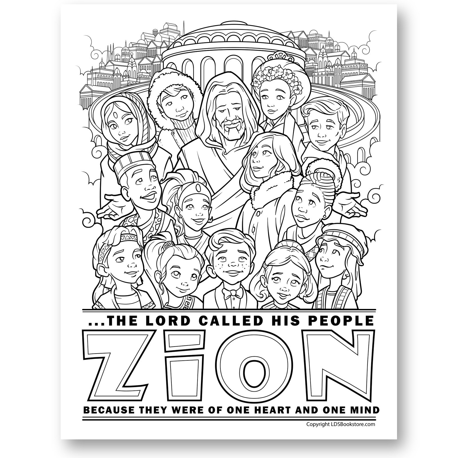 People of Zion General Conference coloring page